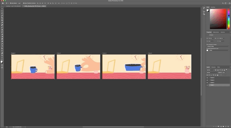 Moving Artboards in Photoshop.gif