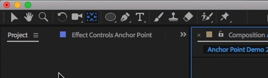 Selection Anchor Point in After Effects.gif
