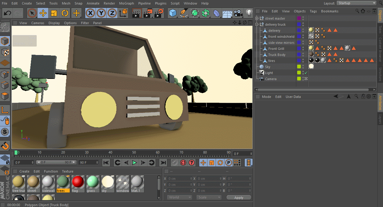 Why you can't see your objects in Cinema 4D -reverse normals.gif