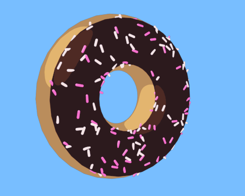 Cell Shaded Donut.gif