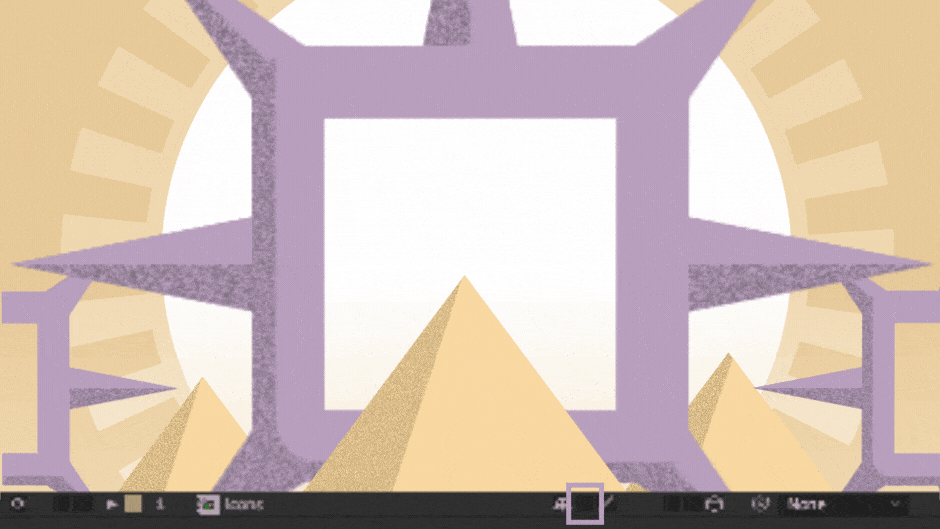 Without Continuous Rasterize Selected in After Effects.gif