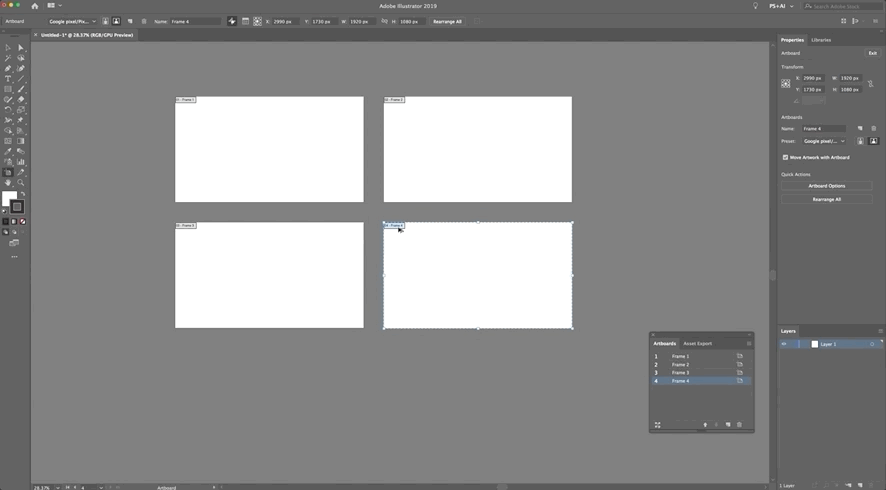 Duplicating Artboards in Illustrator.gif