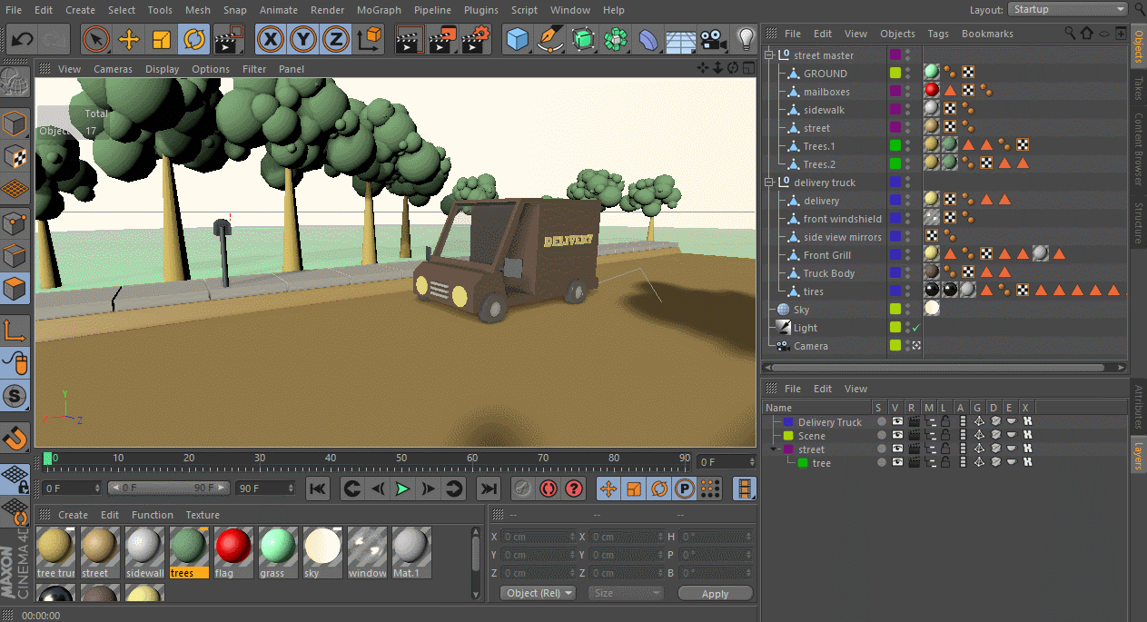 Why you can't see your objects in Cinema 4D -layer manager.gif